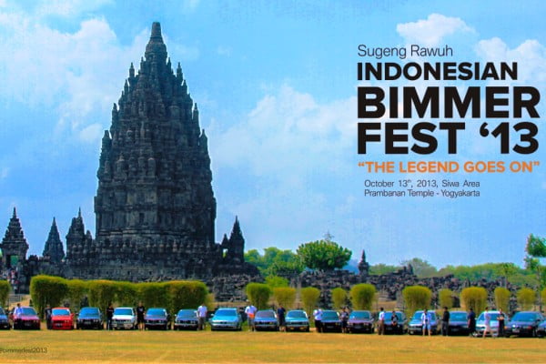 Pecinta BMW Se-Indonesia akan Berkumpul di Candi Prambanan