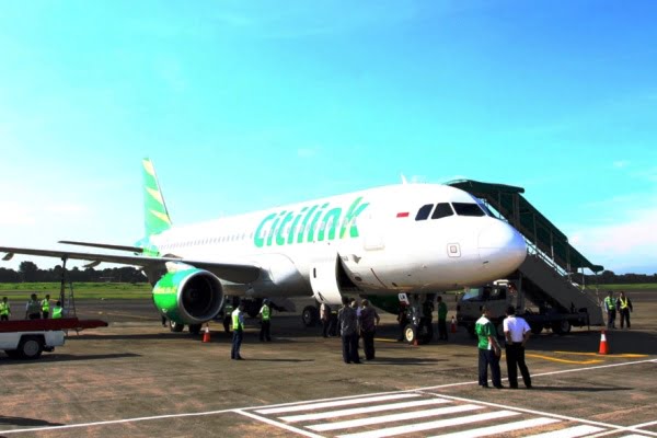 Citilink Buka Rute Baru Surabaya – Palembang – Padang