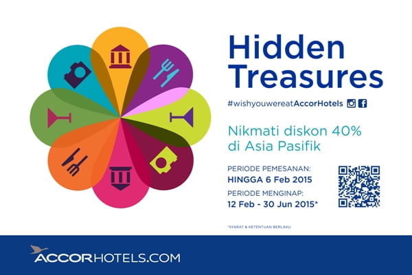 Nikmati potongan harga dari 480 hotel dan resort Accor di Asia .