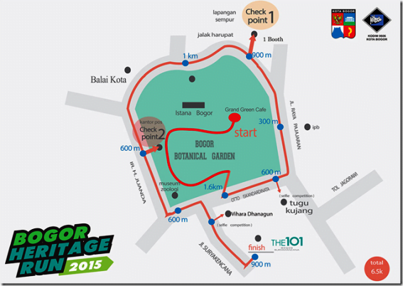 Panorama Selenggarakan Bogor Heritage Run 2015