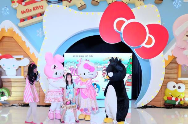 AEON Mall Rayakan Natal Bersama Hello Kitty & Friends