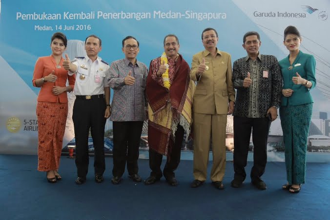 Arief Yahya Reaktivasi Garuda Rute Singapore – Medan