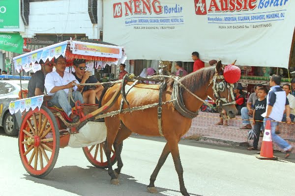 Peserta Tour de Singkarak Nikmati City Tour di Bukittinggi