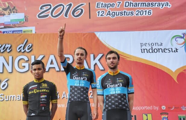 Etape ke-7 Tour de Singkarak, Berakhir di Kabupaten Dharmasraya