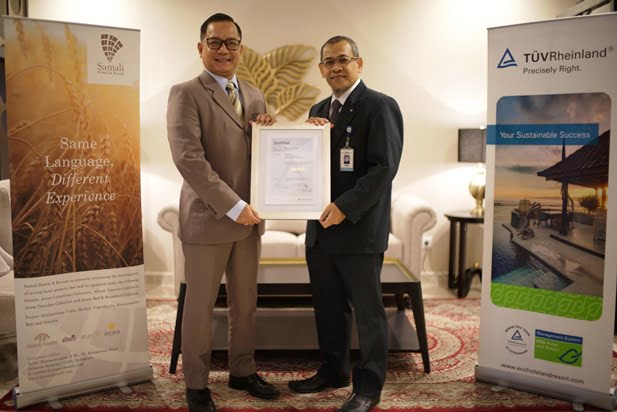 SAMALI HOTELS RESMI MENDAPATKAN SERTIFIKASI HOTEL BERBINTANG