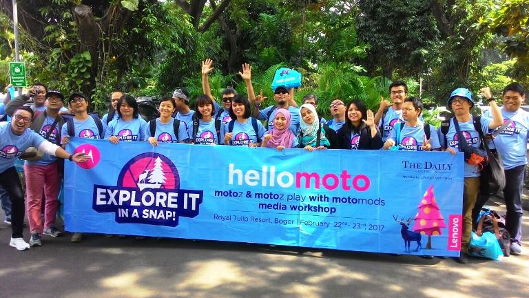 HelloMoto Ajak Awak Media Jelajah Kebun Raya Bogor