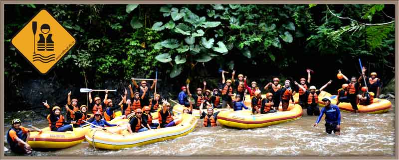 Pemkab Lumajang Rafting di Batu