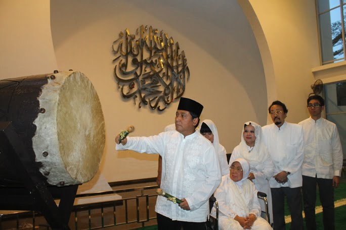 Bedug Hitting & Charity Awali Ramadan di Grand Sahid Jaya