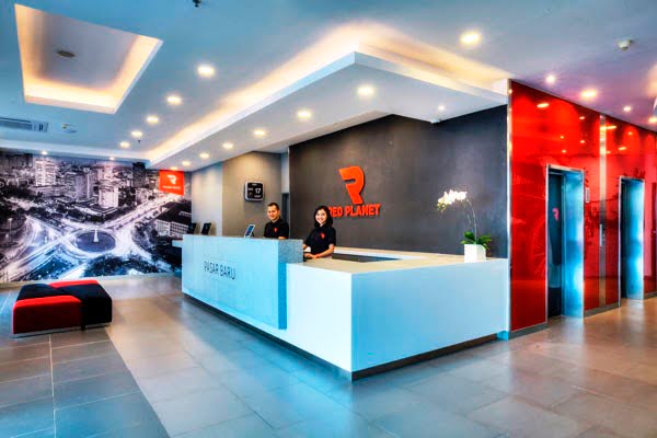 Lobby Baru Red Planet Jakarta Pasar Baru