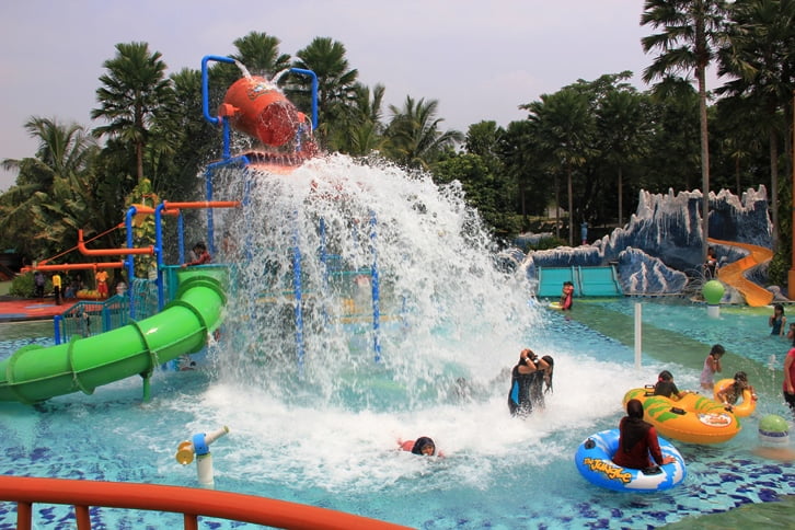 Asyiknya Libur Lebaran di The Jungle Waterpark