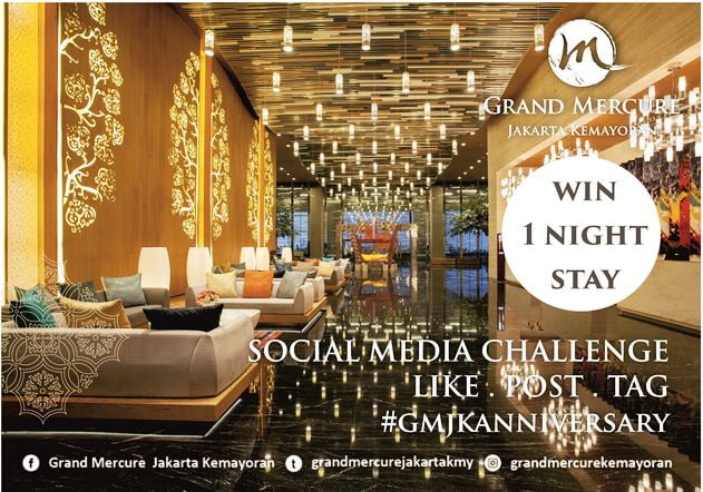 Yuk Ikut Kompetisi Foto Grand Mercure Kemayoran di Media Sosial