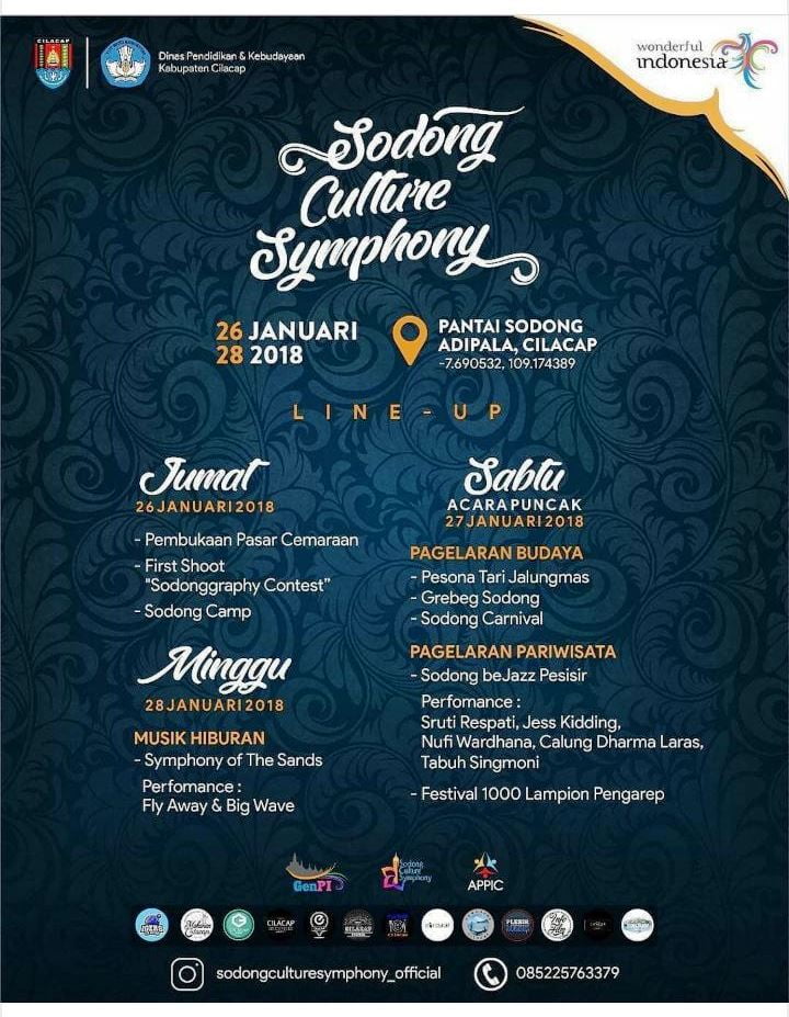 Jelajahi Pesona Cilacap di Sodong Culture Symphony 2018