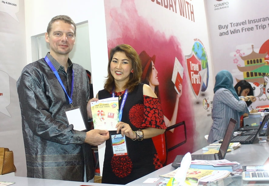Asuransi Sompo Travel First Berikan Kenyamanan Traveler di Astindo Travel Fair 2018