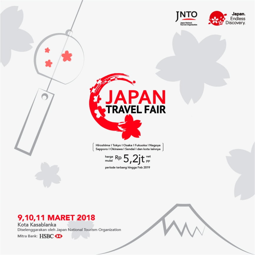 Japan Travel Fair Kembali Hadirkan Berbagai Pilihan Destinasi WIsata di Jepang