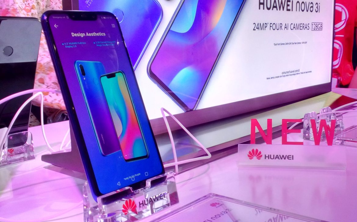 Huawei Luncurkan Nova 3i, Smartphone dengan Artificial Intellegent dan Quad-Camera