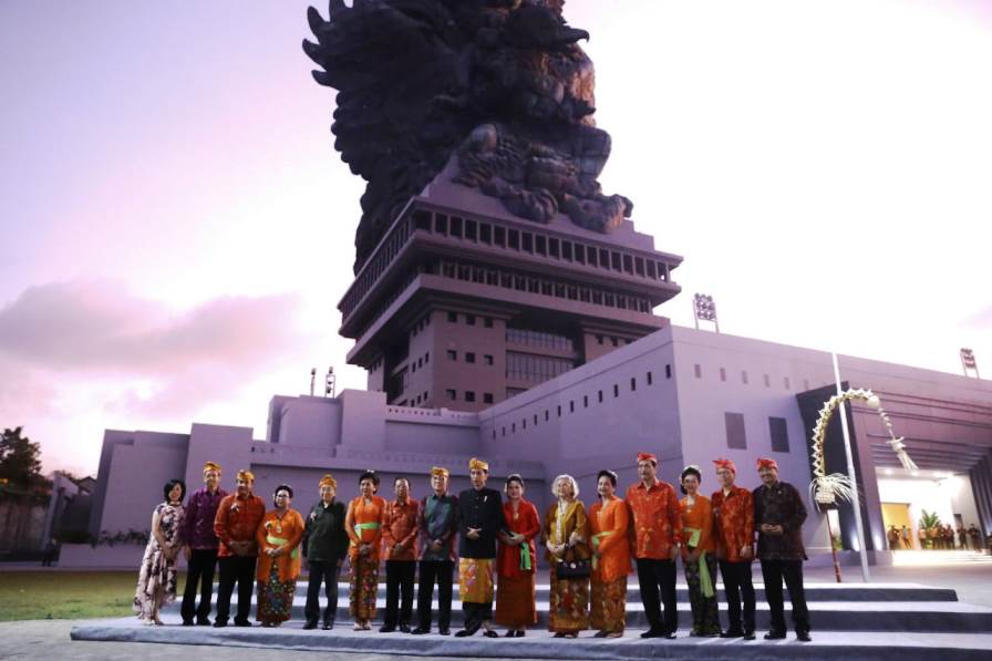 Presiden Jokowi Resmikan Patung Garuda Wisnu Kencana