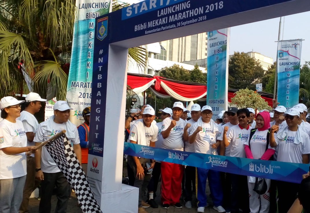 NTB Siap Selenggarakan Kegiatan Sport Tourism, Luncurkan Blibli Mekaki Marathon 2018