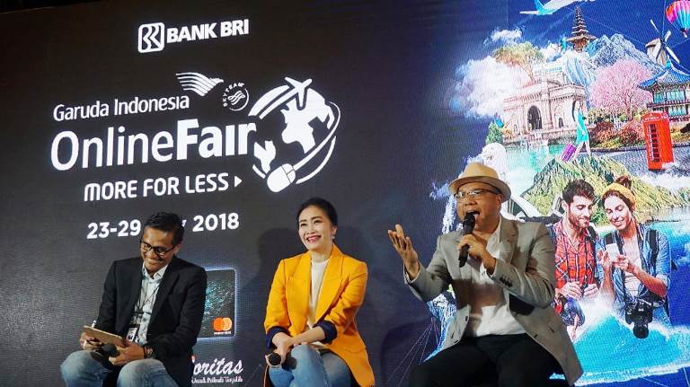 Garuda Gandeng BRI Gelar Garuda Indonesia Online Travel Fair