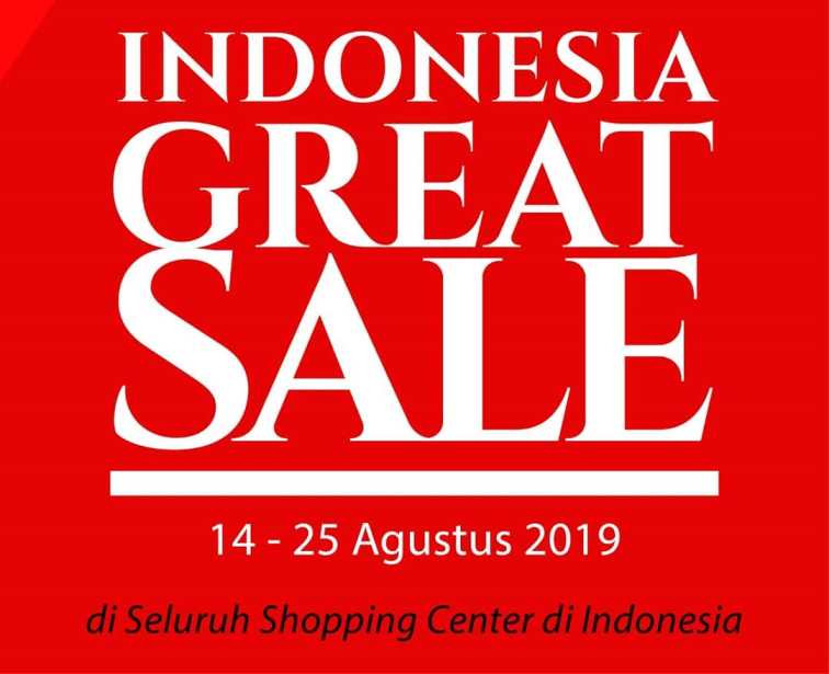 Indonesia Great Sale Akan Gelar Pesta Belanja Diskon sampai dengan 74%