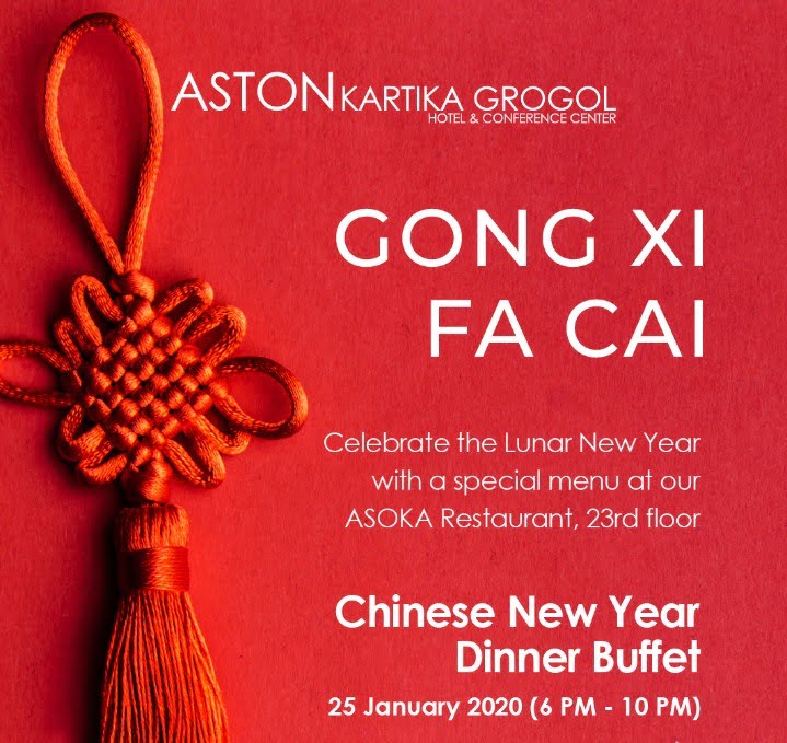 Dinner Chinese New Year di Aston Kartika Grogol