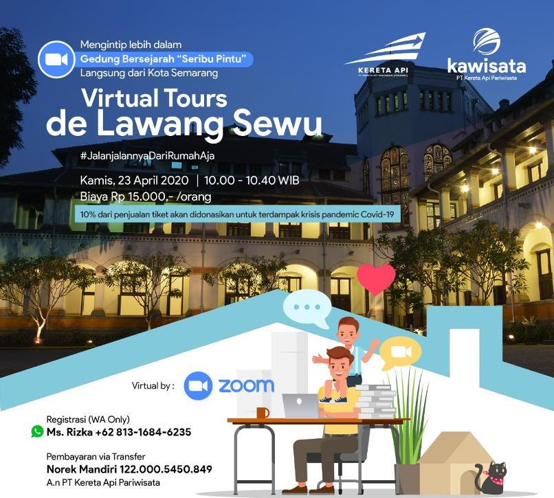 Kawisata Selenggarakan Tur Virtual ke Lawang Sewu