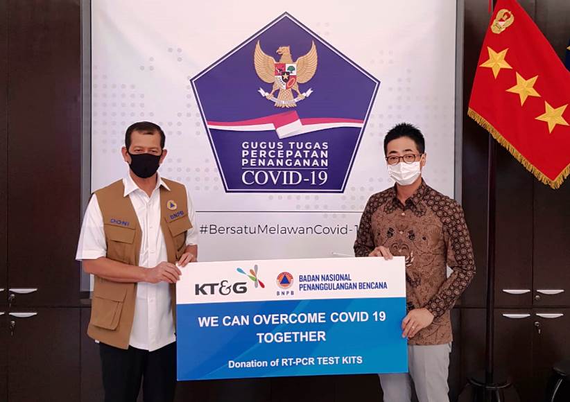 KT&G Sumbang Test kit Corona 19 Kepada Pemerintah Indonesia