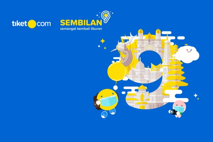 Berbagai program Promo di Sembilan Tahun tiket.com