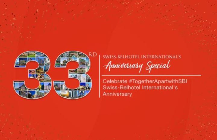 Swiss-Belhotel International Rayakan Hari Jadinya ke-33 dengan Promosi Global