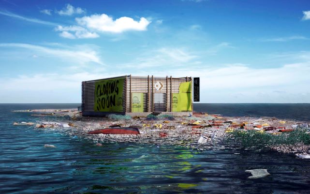 Converse All Stars Buka Gerai Virtual Di Atas Pulau Sampah