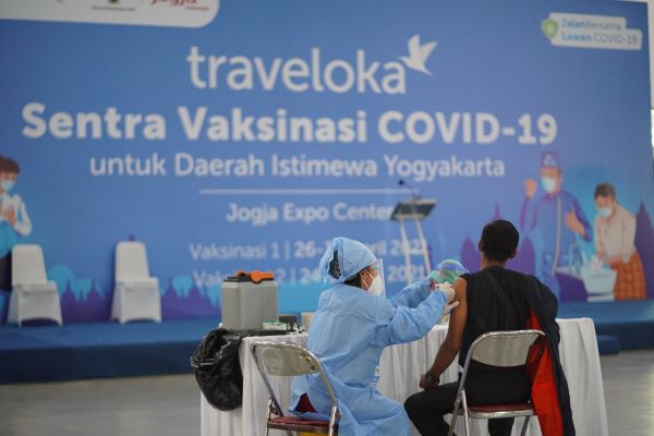 Sentra Vaksinasi COVID-19 Traveloka Resmi Dibuka di Yogyakarta