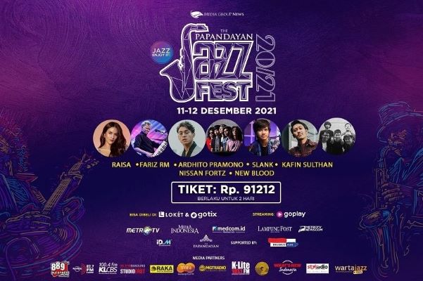 Raisa, Slank Hingga Ardhito Pramono Akan Hadir di The Papandayan Jazz Festival 2021