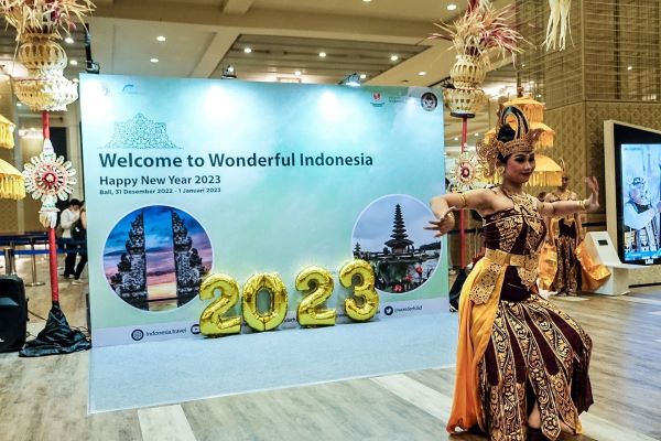 Indonesia Sambut Wisman Pertama di Tahun 2023 di Bali