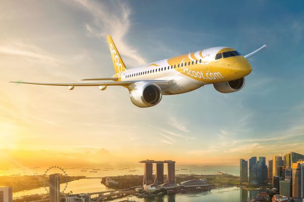 Scoot Tambah Pesawat  Embraer E190-E2 untuk Memperkuat  Armada Maskapainya