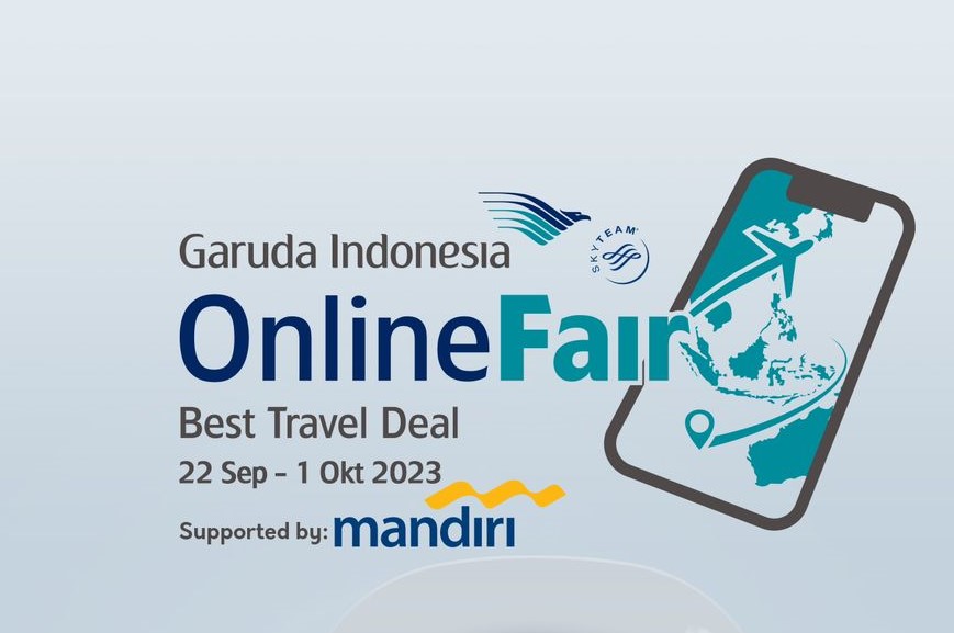 GELARAN GARUDA INDONESIA ONLINE TRAVEL FAIR FASE 3 TAHUN 2023 PROMO DISKON HINGGA 80 PERSEN