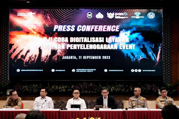 Digitalisasi Perizinan Penyelenggaraan Event Masuk Tahap Uji Coba, Diberlakukan di Enam Venue