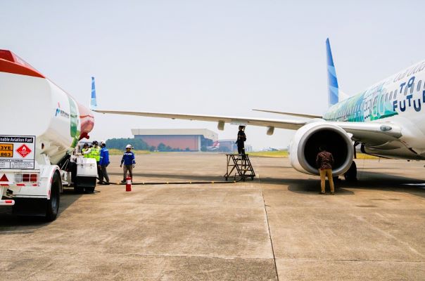 GARUDA INDONESIA SIAP JAJAKI PENGGUNAAN ENERGI TERBARUKAN PADA LINI PENERBANGAN KOMERSIAL