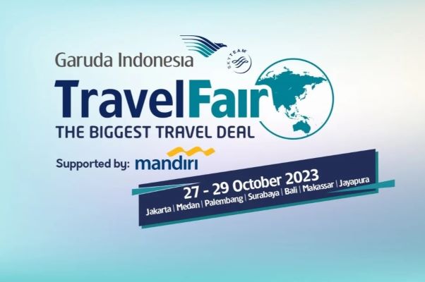 Garuda Indonesia dan Mandiri  Tebar Tiket Murah di 7 Kota Lewat GATF 2023