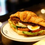 Pulled Beef Croissant Sandwich