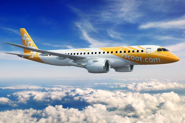 Scoot Tingkatkan Konektifitas  di Asia Tenggara Lewat ArmadaTerbarunya, Embraer  E190-E2