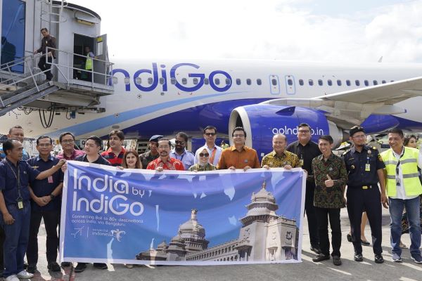 IndiGo Airlines Terbang Perdana Rute Bangalore – Denpasar, Datangkan Wisatawan dari India