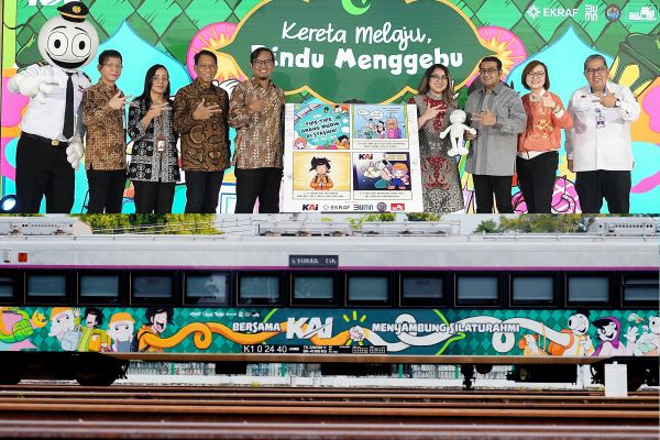 Kemenekraf dan KAI luncurkan Livery Bertema Komik  Lokal pada Stasiun dan Gerbong Kereta