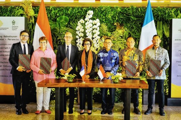 Indonesia-Prancis Sepakati 5 Kerja Sama Budaya di Borobudur