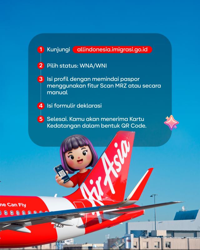 AirAsia Imbau Penumpang Isi Formulir Kedatangan “All Indonesia” Sebelum Tiba di Indonesia 4 All Indonesia 02