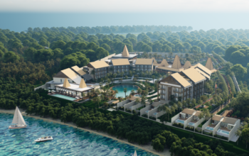 3d aerial Myze Hotel Waingapu