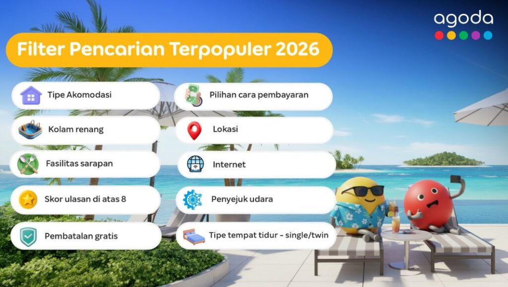 Tenyata 45% Wisatawan Indonesia Prioritaskan Tipe Akomodasi, Kolam Renang dan Sarapan Pertimbangan Teratas 3 Agoda Image 2 Pencarian Terpopuler 202666