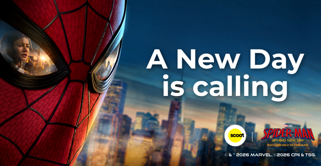 Scoot Membawa Pengalaman Baru untuk Wisatawan Melalui Kolaborasi Spider-Man: Brand New Day 3 Spider Man Brand New Day bersama Scoot