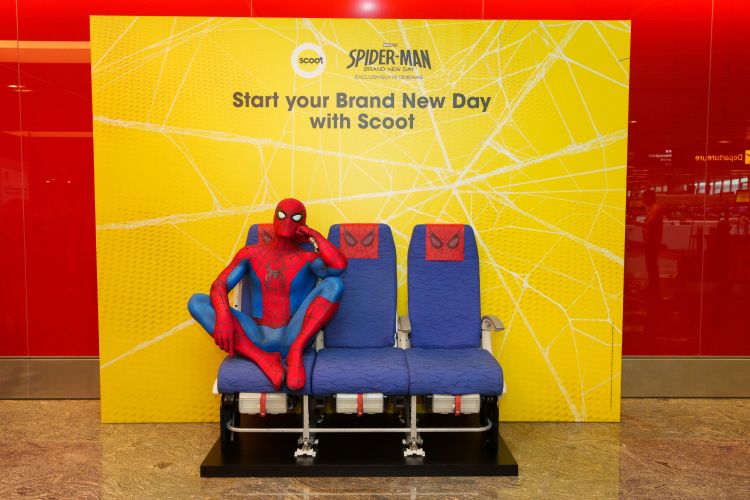 Scoot Luncurkan Pesawat Tematik Spider Man: Brand New Day, Terbang Perdana ke Tokyo