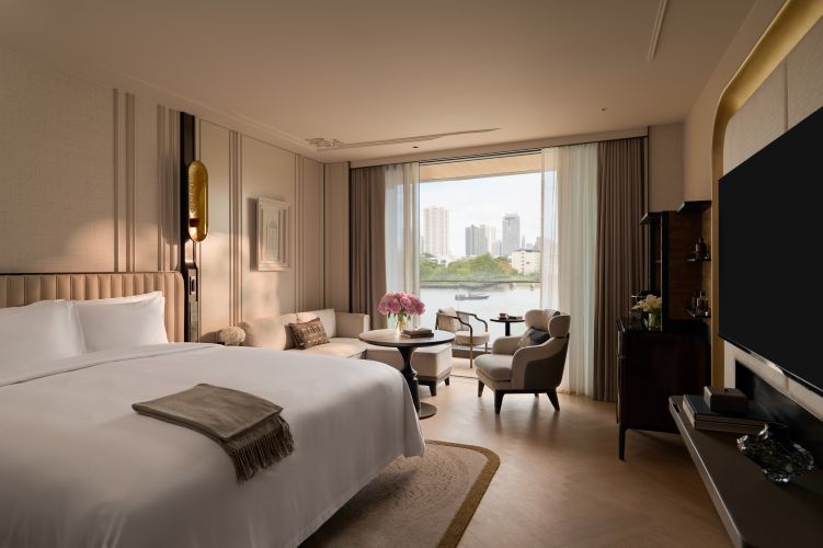 THE LANGHAM, CUSTOM HOUSE, BANGKOK SIAP MENYAMBUT TAMU MULAI DESEMBER 2026 3 THE LANGHAM BANGKOK Deluxe River View Balcony 212