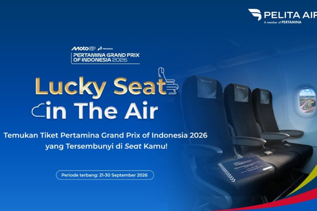 Pelita Air Dukung Pertamina Grand Prix of Indonesia 2026 3 lucky seat11